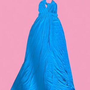 Necessary Objects Teal Gathered Dress